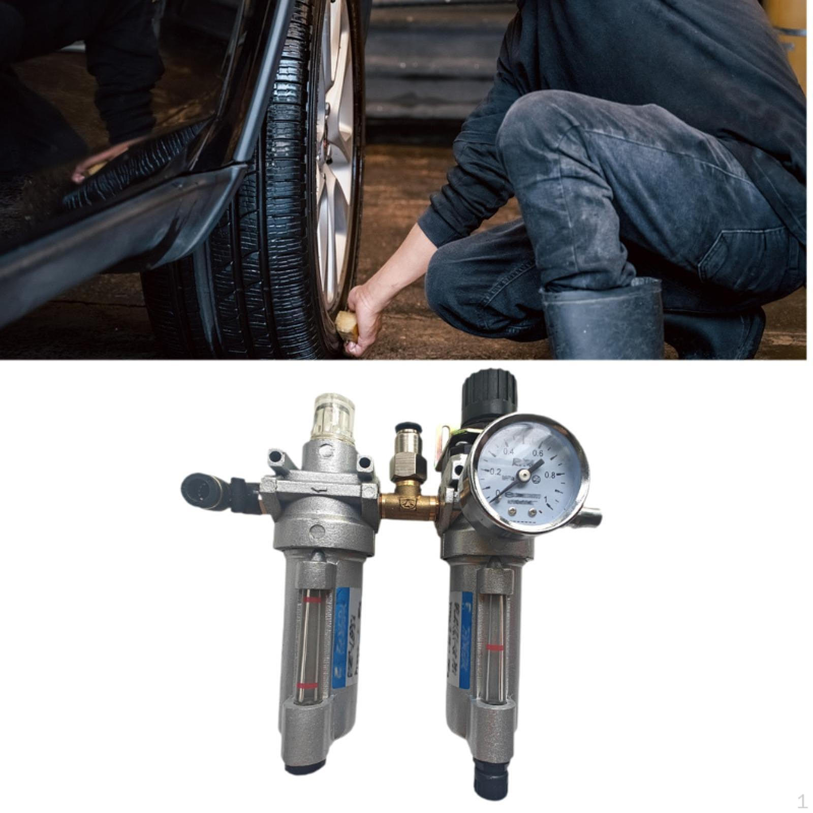 

Tire Changer Oil Water Separator Air Pressure Regulator Professional Sturdy Accessories Convenient