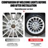 4PCS 65mm Automobile Hub Center Cover Sticker Is Suitable for Audi ABT A3A4A5Q2 Q7 RSTT Hub Aluminum Alloy Modification Sticker.