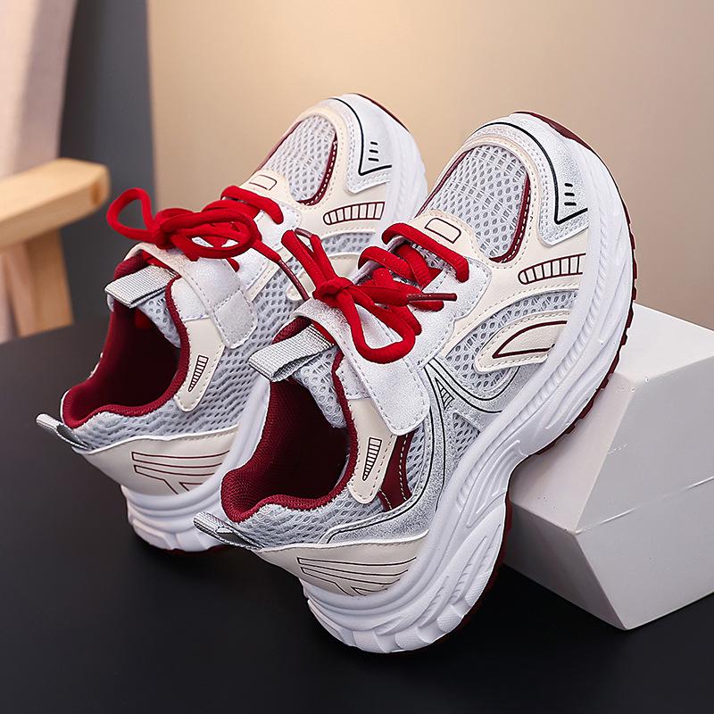 2026 Spring New Children's Mesh Running Shoes - Casual Sports Shoes for Girls