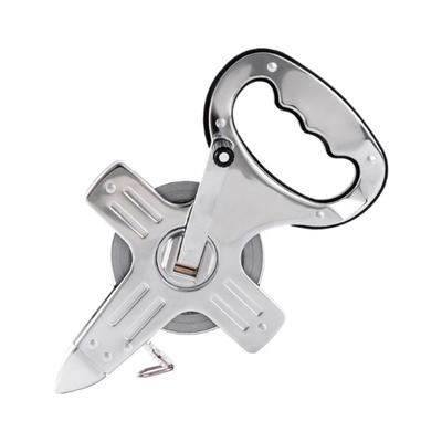 High Quality Portable Steel Frame Ruler Open Reel Long Steel Tape Metric Scale Tape Precision Measuring Retractable Tape Measure