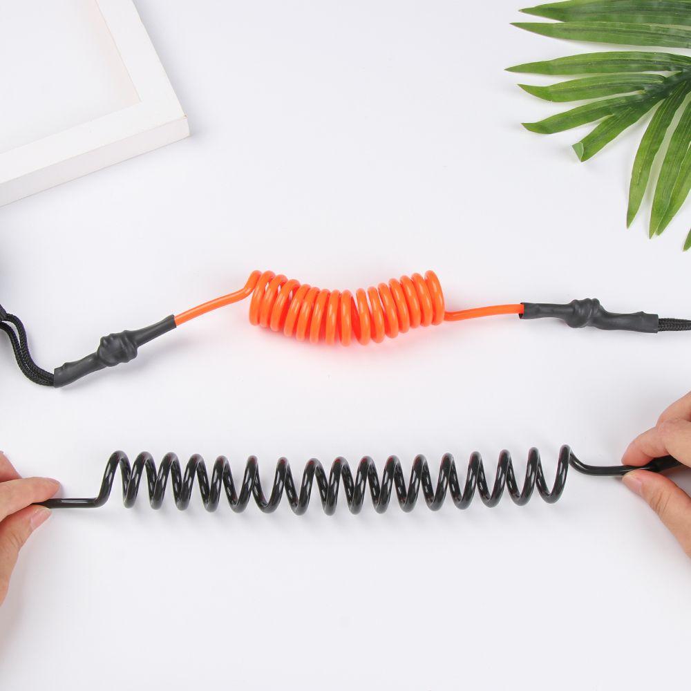 Anklet Raft Kayak Rope Surfboard Leg Rope Surfing Ankle Leash Stand Up Paddle Elastic Coiled