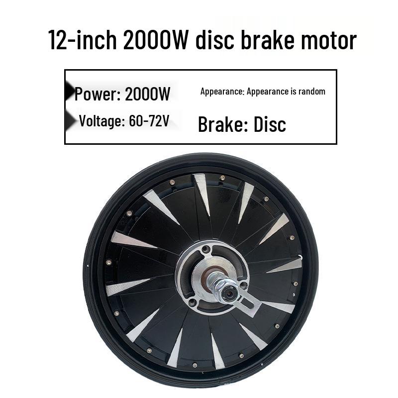 12-inch 2000W 72V High-Speed Electric Scooter Motor for Ninebot Xiaoniu, Modified to 3000W