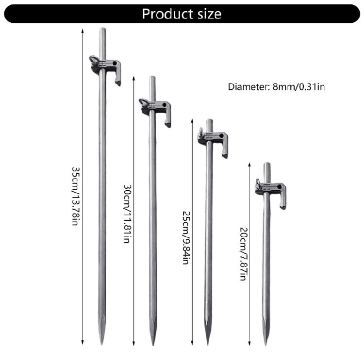 Camping Stakes Mechanism Load Capacity Outdoor Shelter Accessories