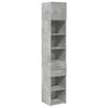 VidaXL Slim Storage Cabinet Concrete Grey 40x42.5x225 Cm, Bathroom Storage Cabinet, Storage Unit of 3281283
