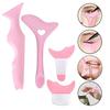 Stencil Eyeliner Punte Alate Silicone Righello di Bellezza Set di Strumenti per il Trucco per Ombretto Rossetto Aiuto per Disegno Sopracciglia