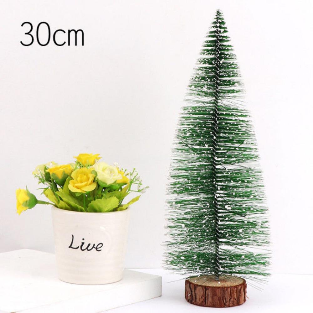 1pc/1set Plastic Scenery Trees Green Winter Snow Scene Tree  DIY Crafts