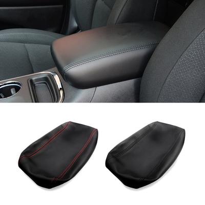 Soft Leather Armrest Cover For Dodge Durango 2011 2012 2013 2014 2015 2016 2017 Car Center Armrest Box Skin Cover Sticker