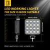 Car Led Work Light 48 W Dc 12/ 24 Volts 6000K White Universal Truck Auto Bulbs