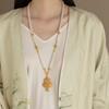 Exquisite Brocade Gourd Necklace High-end Embroidered Neck Pendant  Daily