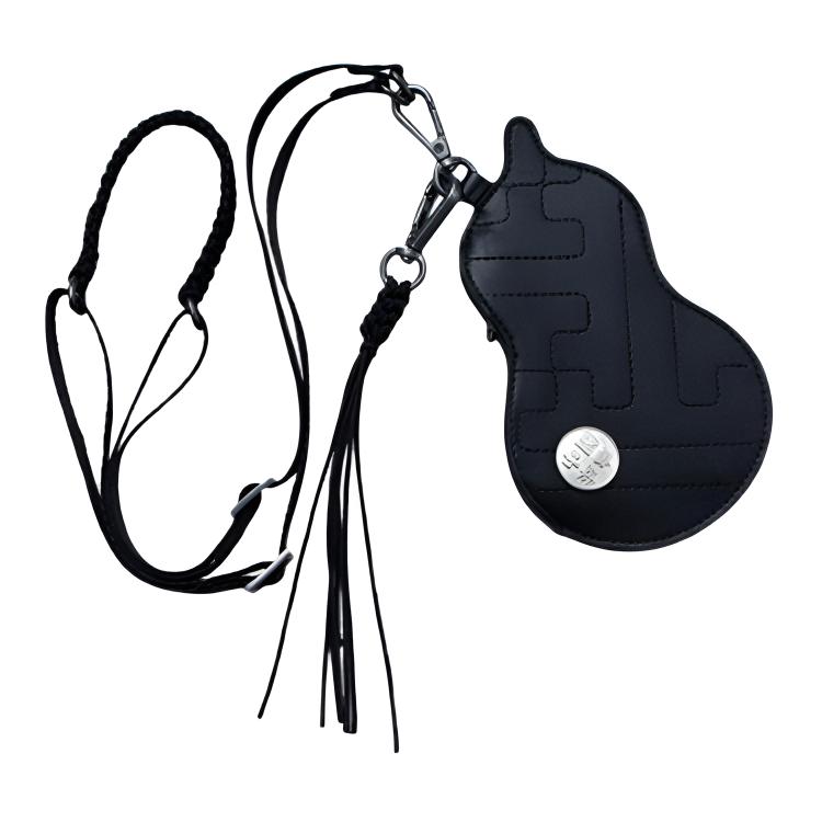 Li Ning Synthetic Leather Crossbody Bags Regular Unisex Black ABJR052-1