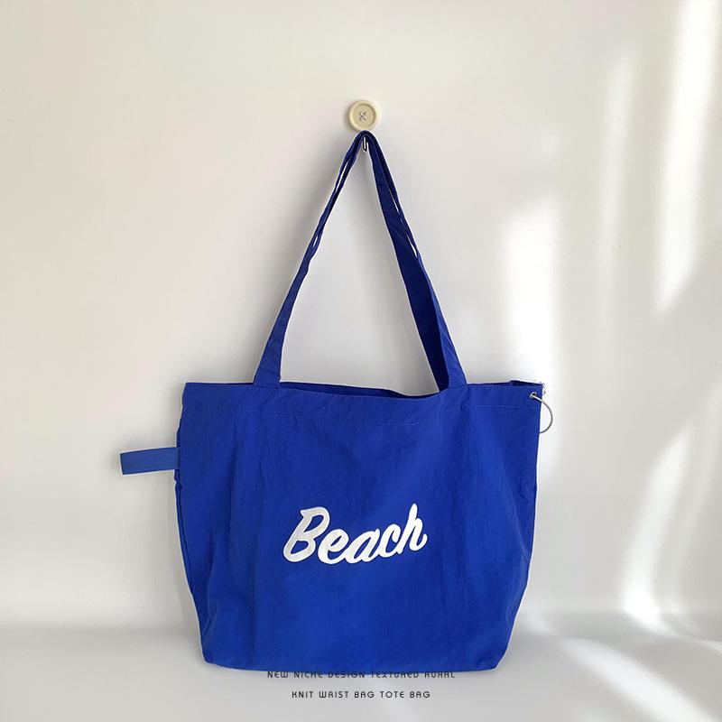 

Сумка через плечо Большая вместительная сумка подмышкой Весенняя и летняя повседневная ручная сумка Сумка через плечо королевский синий