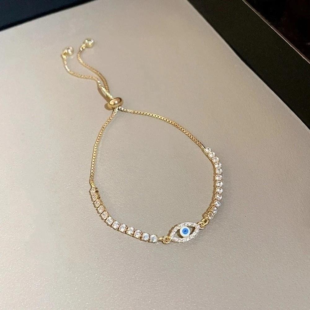 Devil's Eye Glaze Devil's Eye Bracelet Luxury Vintage Banquet Clothes Jewelry  Party Favors