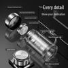 LINGCHEN Double-Layer Tea Separation Glass Mug