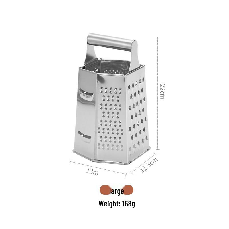 Abay Stainless Steel Vegetable Grater and Slicer Set