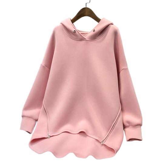 Sweatshirt side zipper Clearance