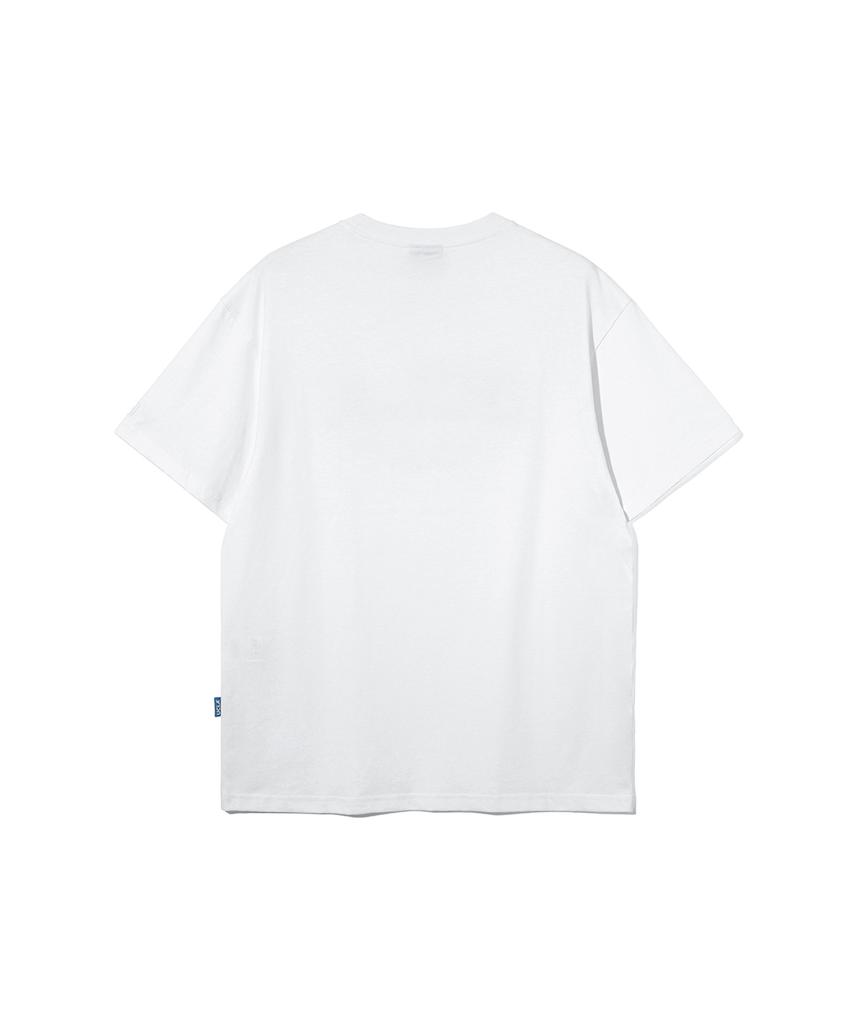 UCLA Ucla Basic Kurzarm-T-Shirt [Weiß](Ubmstk2)