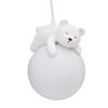 Bear Moon Pendant Lamp 3D Moon Pendent Light Ceiling Hanging Lamp for Bedroom Children Room