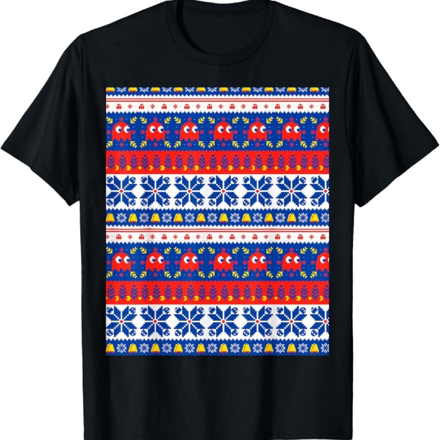 PAC-MAN Christmas T-Shirt S