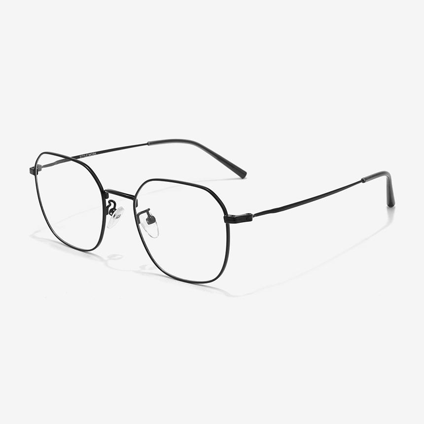 Seutailwokeu Matte Black Metal Style15 M Mbk 52Mm Stylework Eyeglass Frames