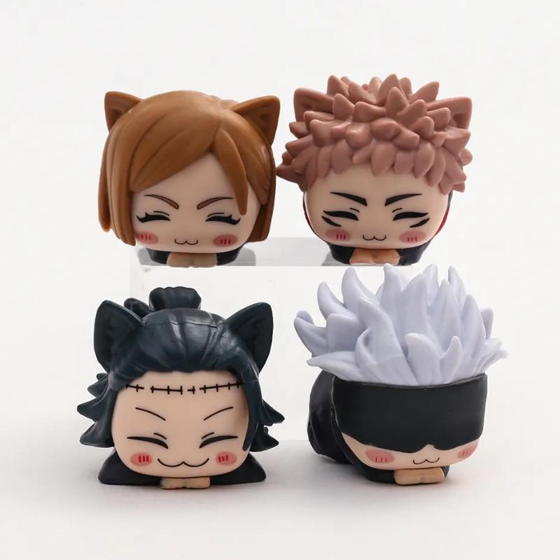 Interesting Toys Unisex Jujutsu Kaisen Cat Sleep Itadori Yuji Satoru Gojo Shapes Figurine Anime Kugisaki Nobara Geto Suguru Dolls Model Ornaments Gift