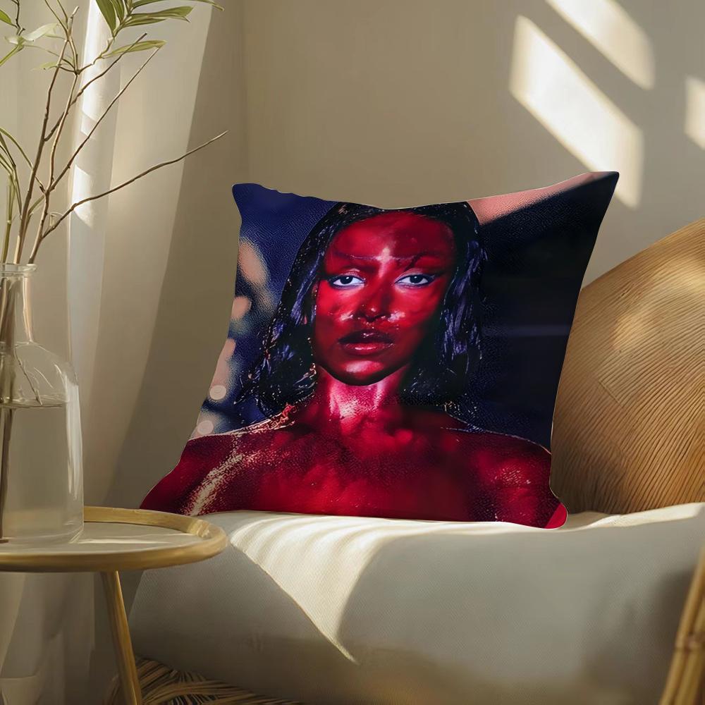 Doja Cat Pillow Case Silky Elegant Comfort Sofa Bed Invisible Zipper