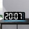 4 Levels Brightness Digital Alarm Clock Dual Alarms Electronic LED Clock  Bedside Use