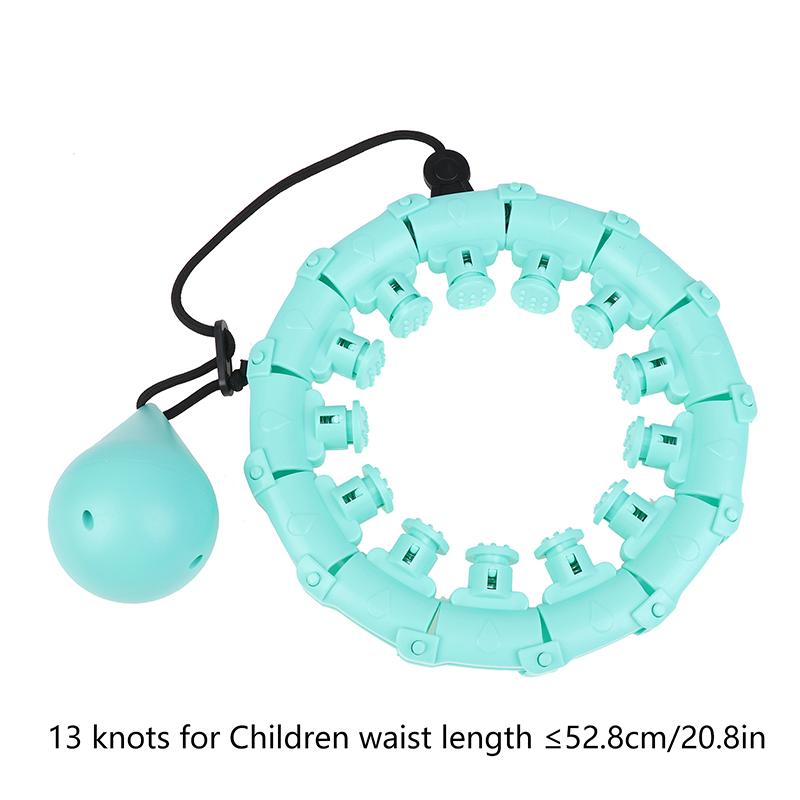 Weighted Fit Exercise Circle Infinity Fitness Hoop With Detachable Knots For Adults Children Weight Loss And Exercise