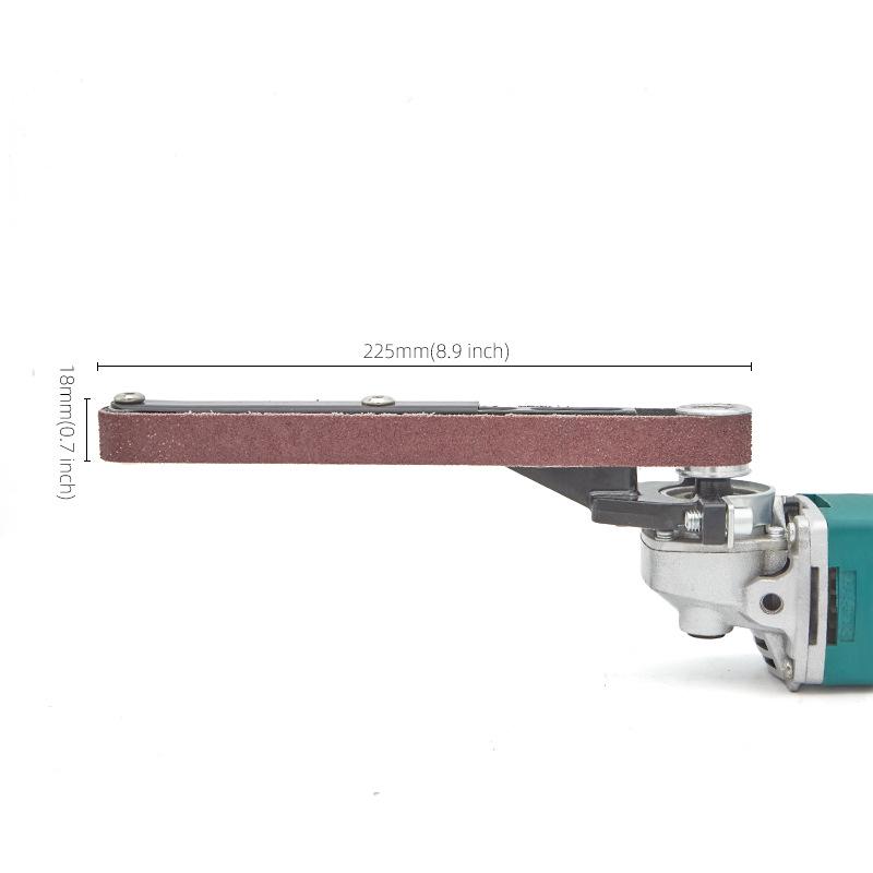 Type 100 Angle Grinder to Belt Sander: Modified DIY Tool for Grinding & Polishing in Woodworking