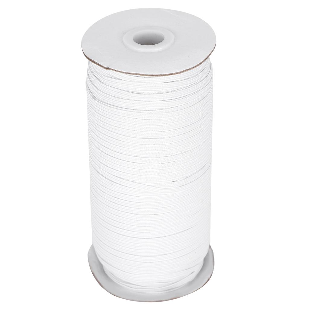 Elastic Band DIY Strap Rope High Elasticity Clothing Sewing Embroidery Supplies 180MWhite