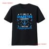 Ich bin ein Diabetes-Überlebender Süß Cool Bewusstsein Blaues Band T-Shirt Tasse vintage Gewaschen Vielseitig S