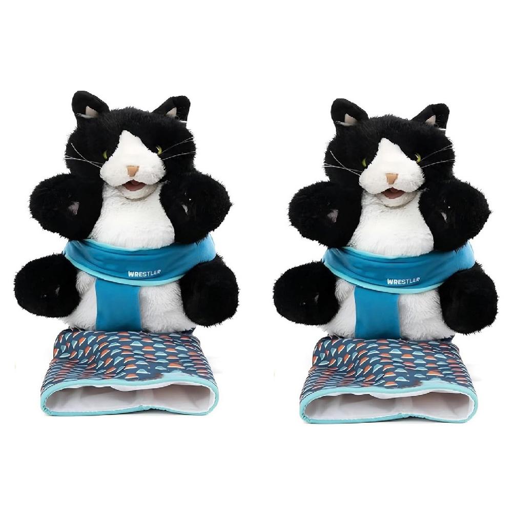 Cats Puppet Wrestler Cat Wrestling Toy Puppet Interactive Hand Puppet with Tough Padding Hand Glove for Safe Play Cat & Dog Toys