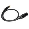 XLR Male To AV Plug Cable 0.5m Length Copper Core Gold Plated XLR Male 3 Pin To AV Phono Plug Cable
