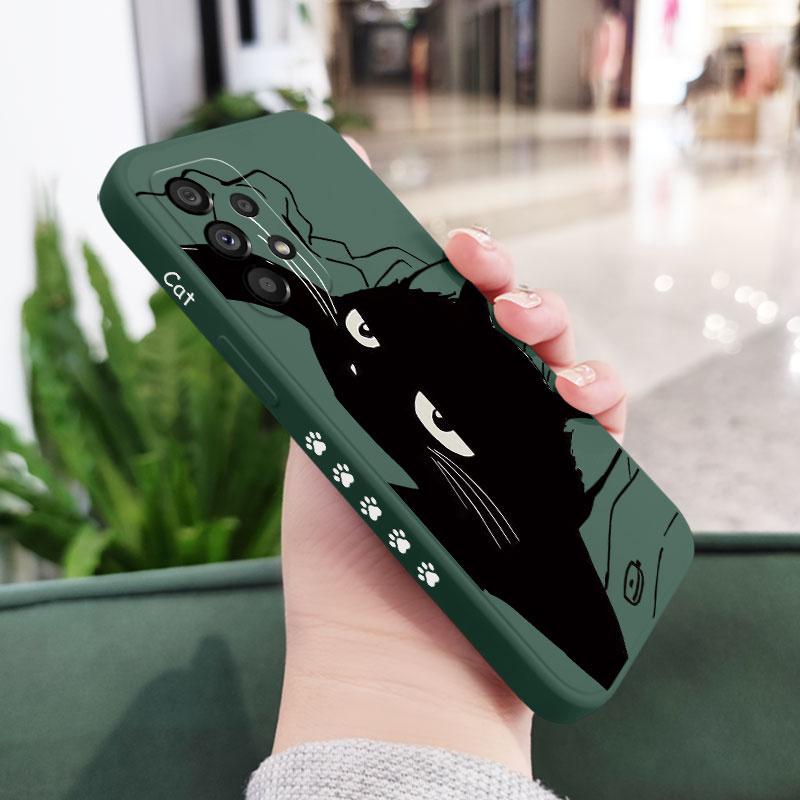 Aggrieved Cat Phone Case For Samsung A17 A56 A36 A26 A16 A06 A54 A34 A24 A14 A15 A25 A35 A55 A73 A53 A33 A23 A13 A72 A52 A32 A22