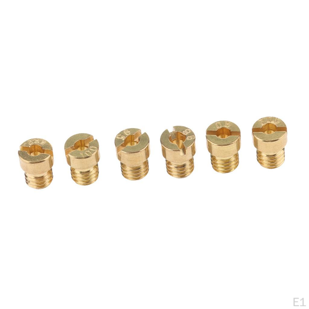 M5 Thread Motorcycle Main Carburetor 90-102 6 Size Nozzle