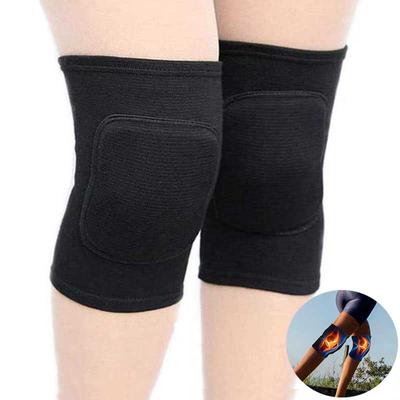 2pcs Sports Compression Knee Pads Elastic Knee Protector Thickened Sponge Knee Brace Support for Dancing Workout Training