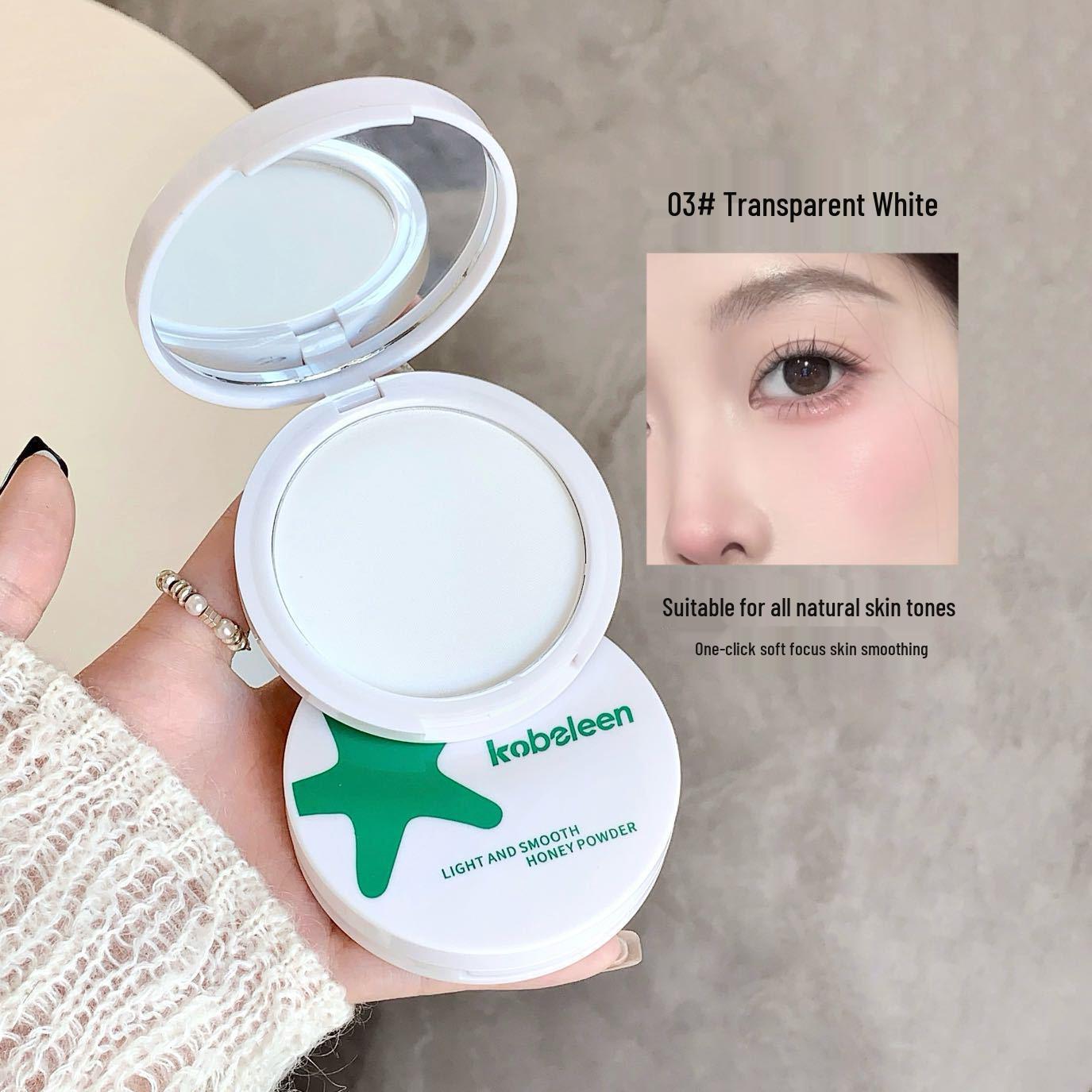 Пудра Kobeleen Silky Honey: Стойкая, контролирующая жирность, пото- и водостойкая фиксирующая пудра