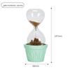 Magnetic Glass Hourglass Timer Ornament - High-End Mini Sand Flow Design