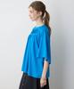Le Souk Holiday Tuck Design Blue Women's Pullover, 291166,