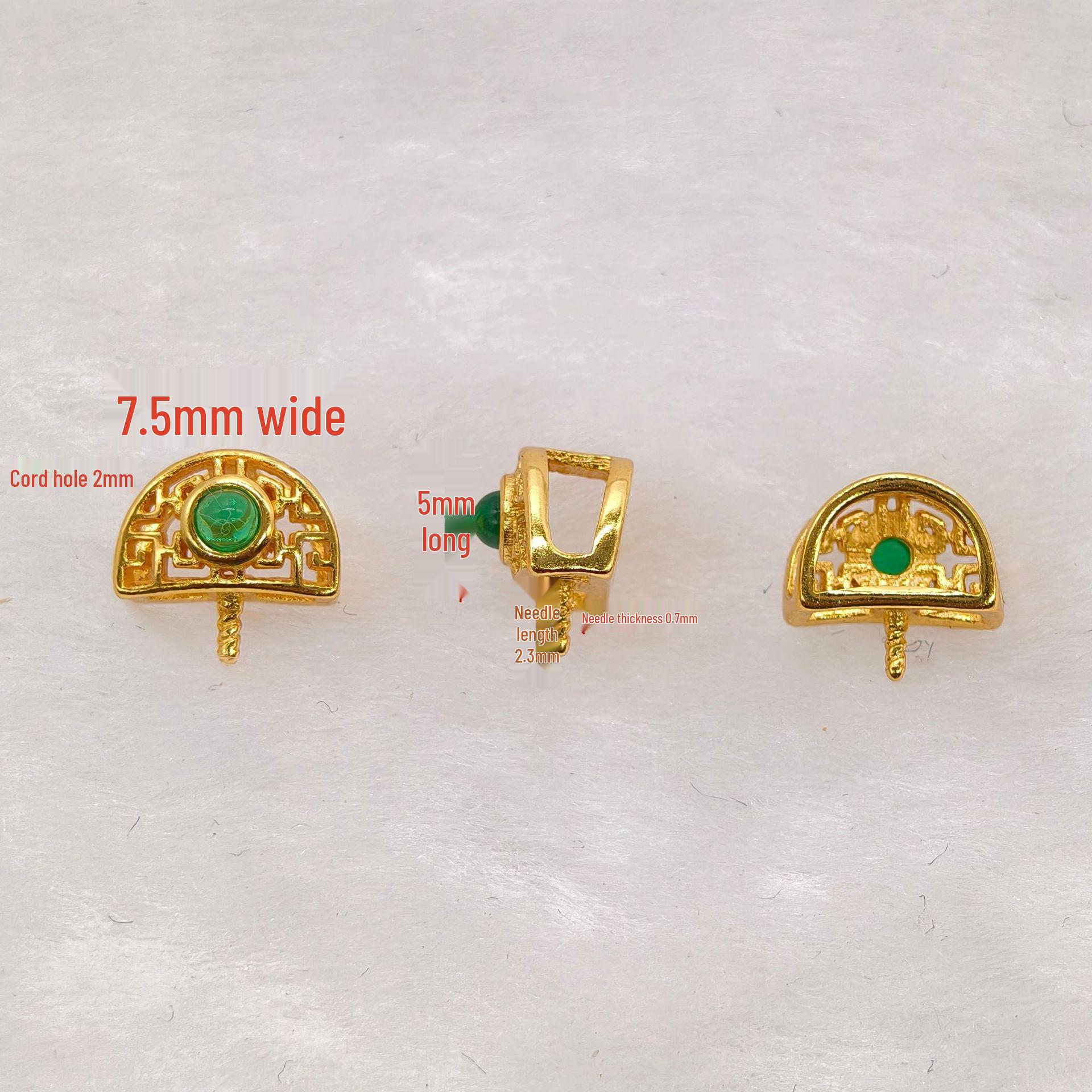 2025 Стерлинговое серебро S925 Полый подвеска-линия DIY Ожерелье Застежка-бусина Стиль булавки