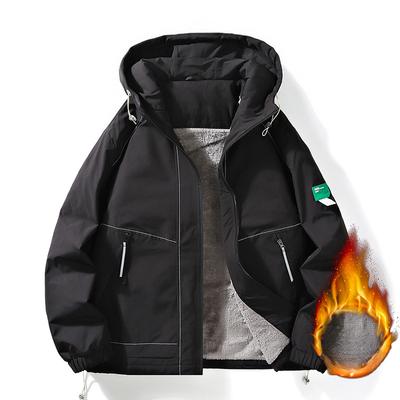 Fleece Thickened Men's Youth Jacket Men's Cool and Handsome Autumn and Winter Fleece Top