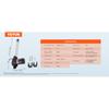 SucceBuy Linear Actuator 8/10/12/14/16 Inch 12V 6000N 5mm/s Electric Linear Motor Controller With Mounting Bracket for Homeuse