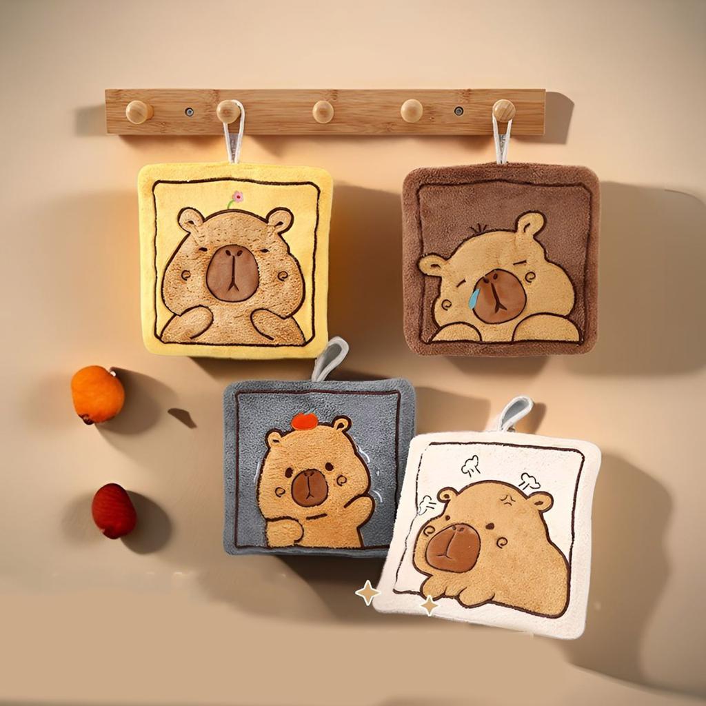 Tierhandtuch für Kinder und Kleinkinder mit Aufhängeschlaufe Stark saugfähige Schnell trocknende Handtücher für Badezimmer oder Küche