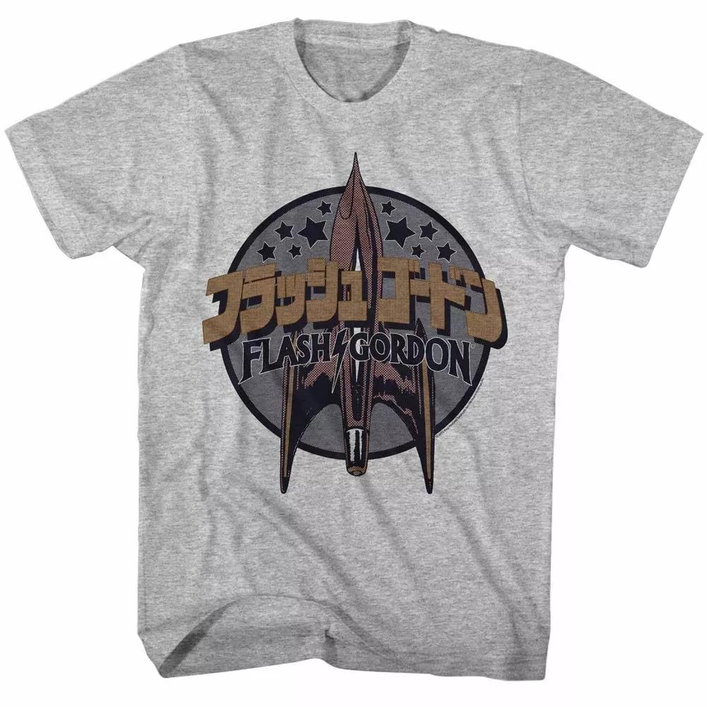 

Flash Gordon Halftone Gray Heather T Shirt S