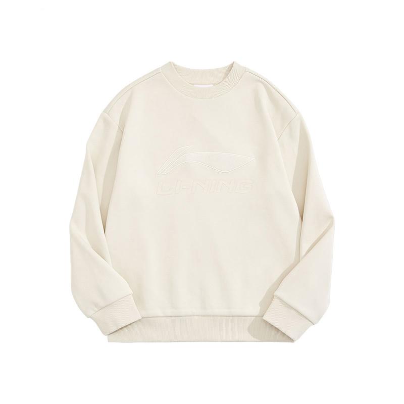 Li Ning Sweatshirt Unisex Pearl White YWDU463-2 160