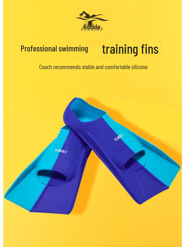 Professional Silicone Non-Slip Swimming & Diving Fins for Adults & Children, Ideal for Training