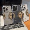 Tarot Wind Moon Star Pattern Phone Case For Iphone 17 15 14 13 Pro Max 11 12  Max 7 8 Plus  Stylish Shockproof Soft Coque Cover