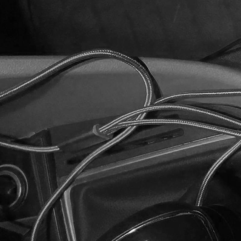 8 st Biltillbehör för skydd av interiörkablar, universella dolda kabelskyddsklämmor, datakabelorganisatörsklämma