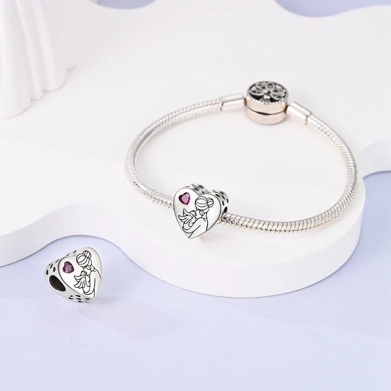 Children'S Pendant Copper Baby Pacifier Dangle Charm Fit Bracelet Necklaces Children'S Cute Jewelry Accessories