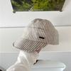 Korean Strip Baseball Cap Classic Newsboy Hats Ins Striped Peaked Caps  Women
