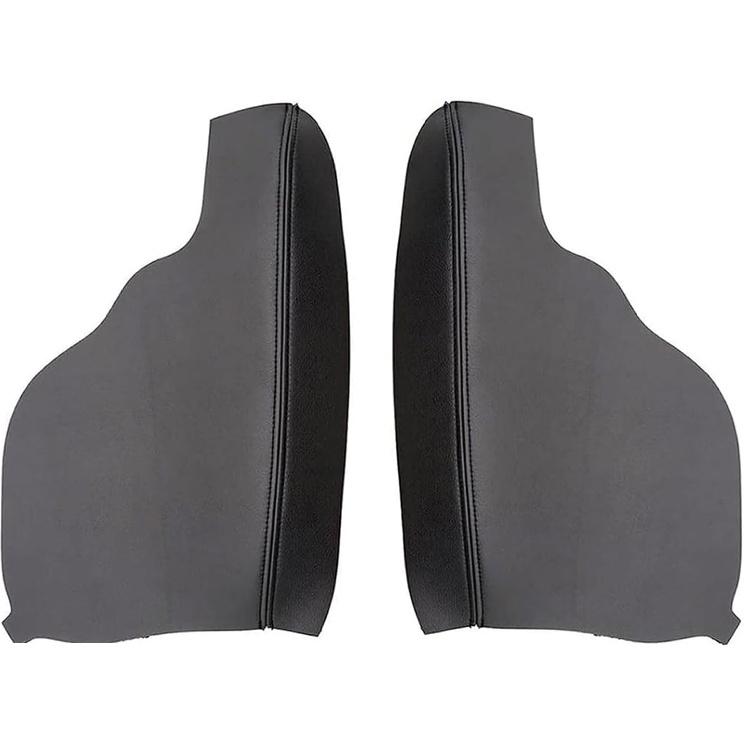 FZJDSD 2Pcs Black Auto Door Panel Armrest Cover Replacement Compatible With Honda Odyssey 2011 2012 2013 2014 2015 2016 2017 Microfiber Leather Car